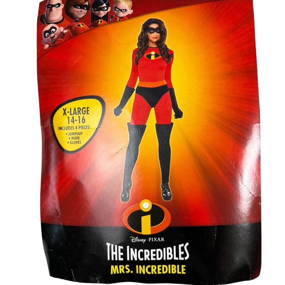 Disney Pixar  Incredibles Mrs Incredible Costume Womens XL 14-16 Sexy Cosplay